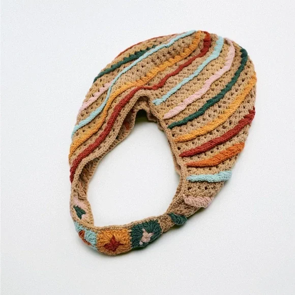 Zara Crochet Maxi Bucket Bag - Picture 2 of 6